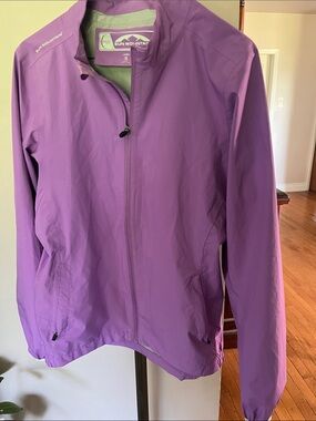 Sun Mountain Women's Purple Utility Jacket - Lightweight Full-Zip-Rain
